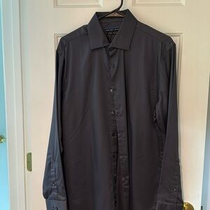 Grey button down Geoffrey Beene shirt